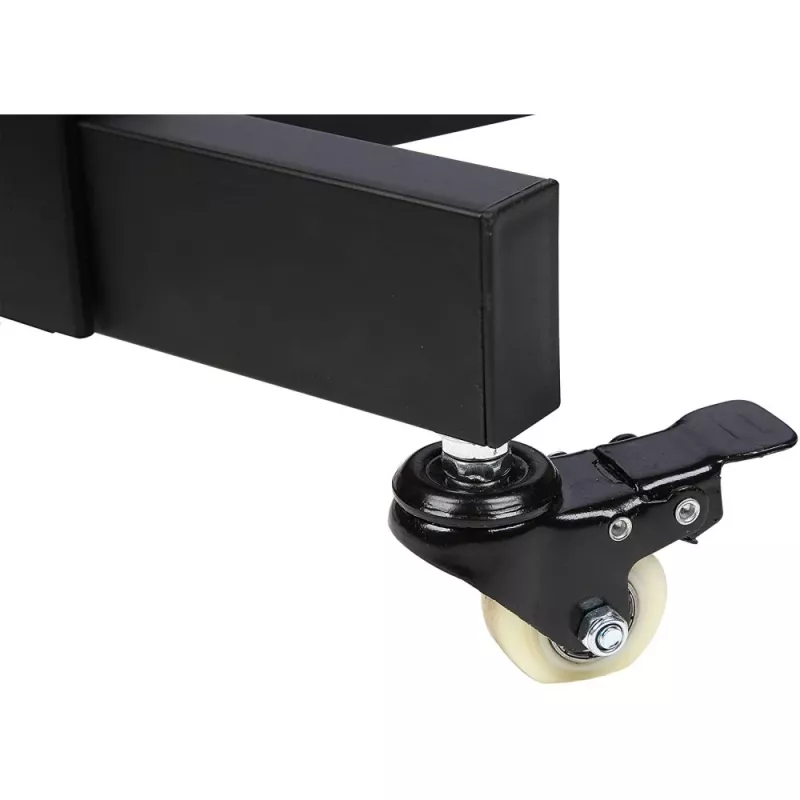Techly Trolley Floor Stand LCD/LED/Plasma 23 inch-55 inch, 58.4 cm (23 inch), 139.7 cm (55 inch), 50 x 50 mm, 400 x 400 mm, -15 - 15°, Black