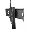 Techly Trolley Floor Stand LCD/LED/Plasma 23 inch-55 inch, 58.4 cm (23 inch), 139.7 cm (55 inch), 50 x 50 mm, 400 x 400 mm, -15 - 15°, Black