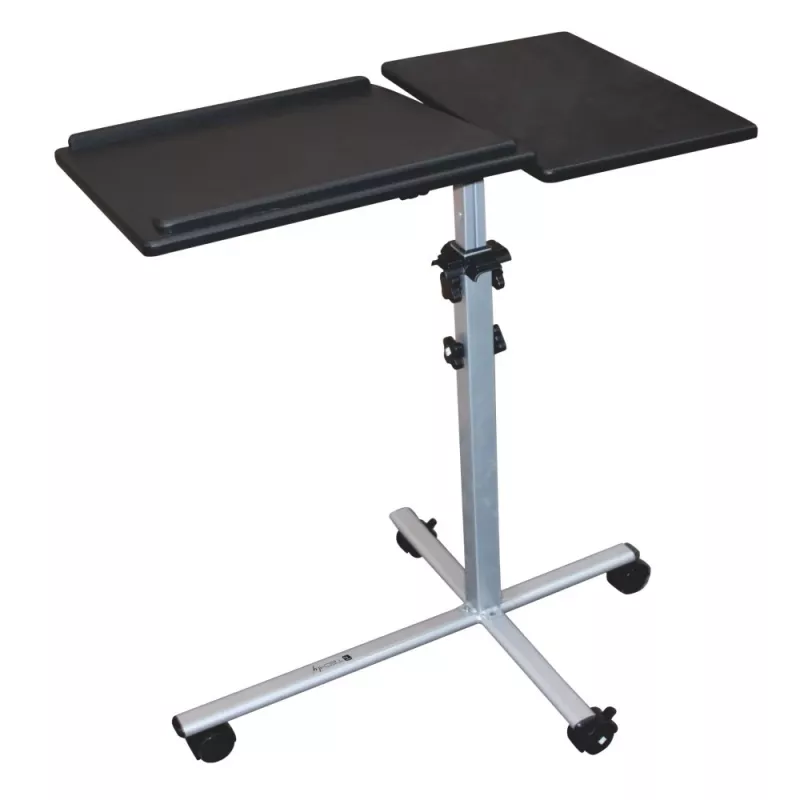 Laptop stand Techly Universal Adjustable Trolley for Notebook Projector Black