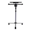 Laptop stand Techly Universal Adjustable Trolley for Notebook Projector Black