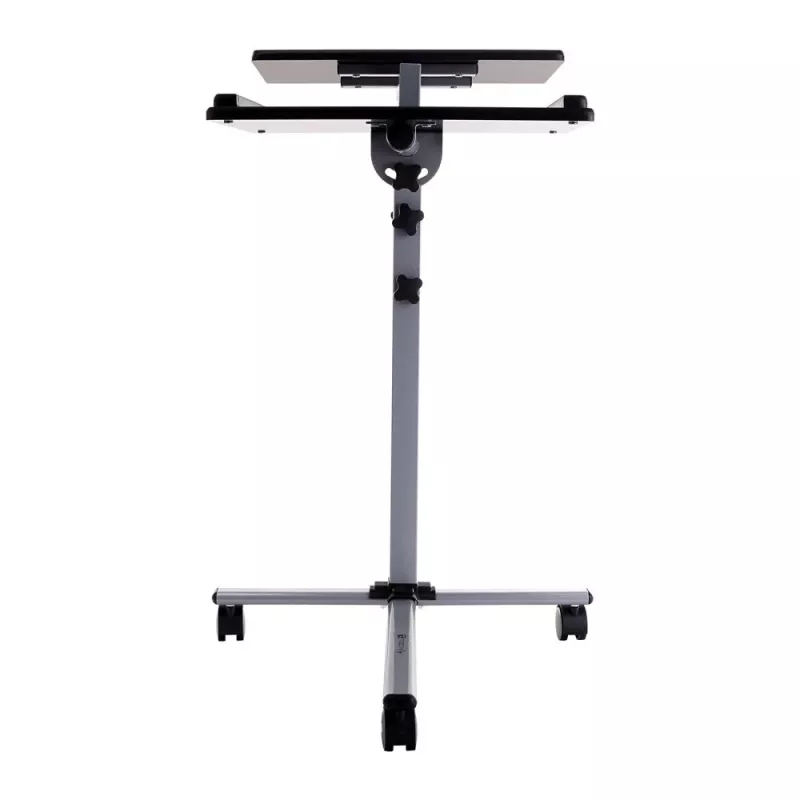 Laptop stand Techly Universal Adjustable Trolley for Notebook Projector Black