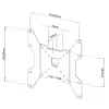 Techly 13-37 inch Wall Bracket for LED LCD TV Fixed” ICA-LCD 114
