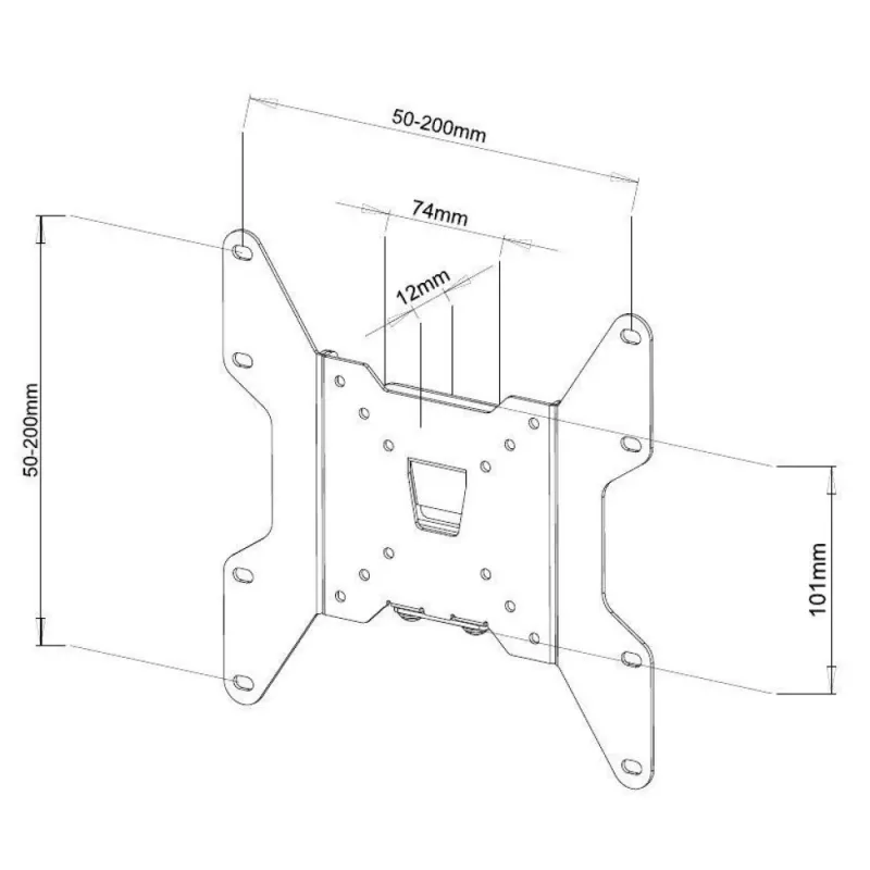 Techly 13-37 inch Wall Bracket for LED LCD TV Fixed” ICA-LCD 114