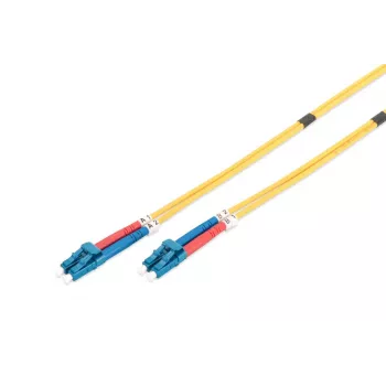 DIGITUS Fiber Optic Patch Cord, LC to LC OS2, Singlemode 09/125 µ, Duplex, Length 1m
