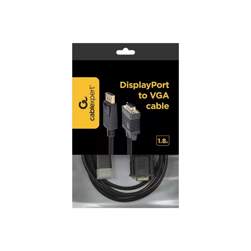 GEMBIRD DisplayPort to VGA Adapter Cable 2.0m, Black
