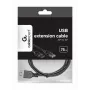 GEMBIRD USB 2.0 Extension Cable, 0.75m - Black