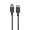 GEMBIRD USB 2.0 Extension Cable, 0.75m - Black