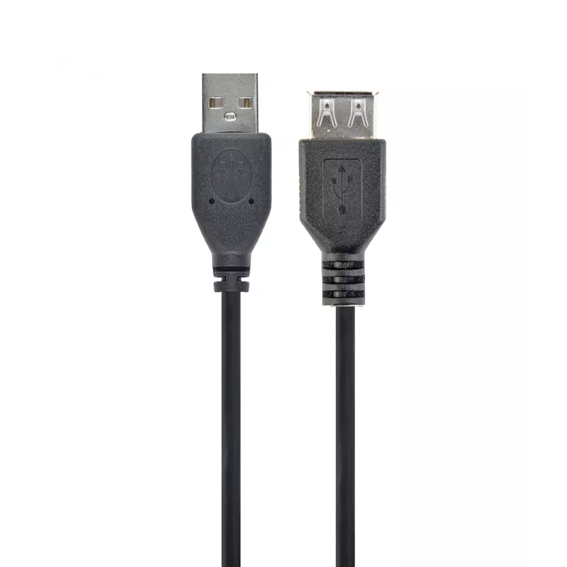 GEMBIRD USB 2.0 Extension Cable, 0.75m - Black