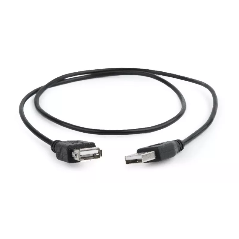 GEMBIRD USB 2.0 Extension Cable, 0.75m - Black