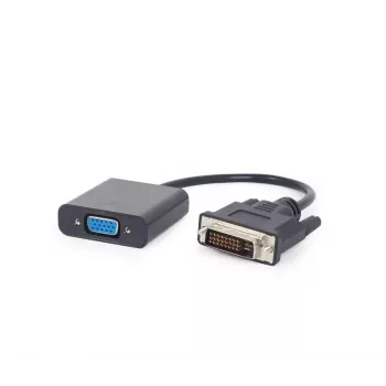 Video cable adapter Gembird DVI-D (male) to VGA (female) 0.2 m, black