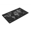 Mouse pad NATEC Time Zone Map Maxi — fabric 400×800 mm, 2.5 mm, waterproof, non-slip