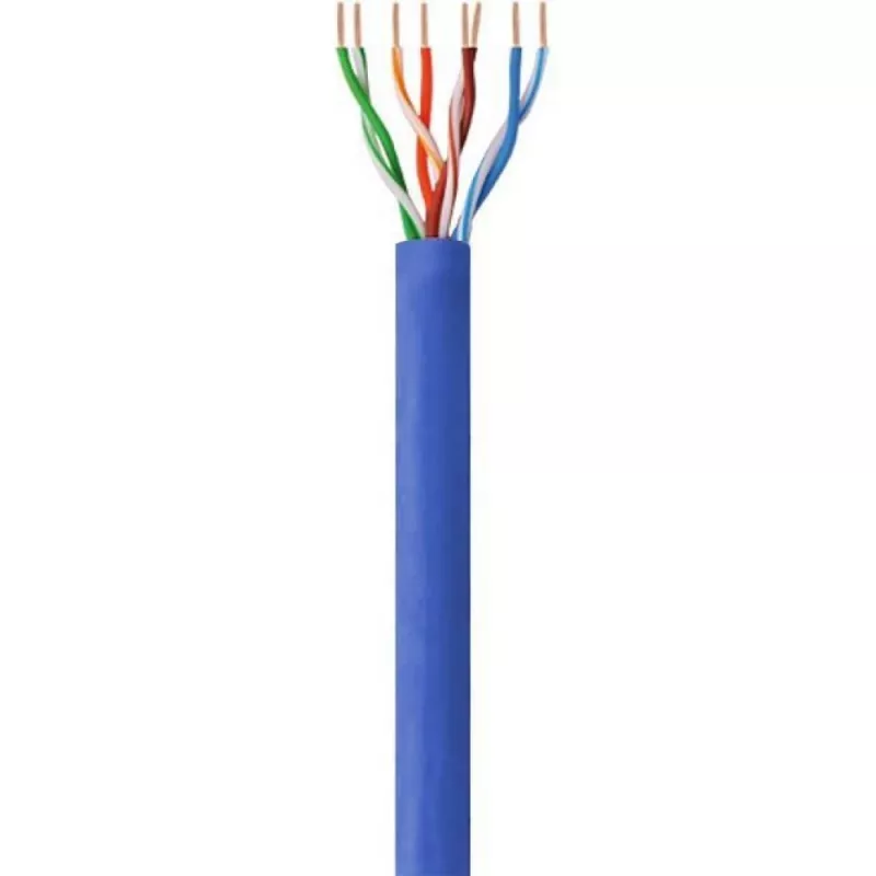 Networking cable TECHLY Cat6 U/UTP ITP6-CCA-305-BL, 305 m, 23 AWG solid, 250 MHz, blue, PVC jacket
