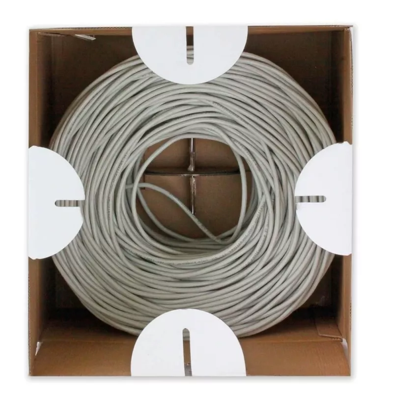 Networking cable TECHLY Cat6 U/UTP ITP6-CCA-305-BL, 305 m, 23 AWG solid, 250 MHz, blue, PVC jacket