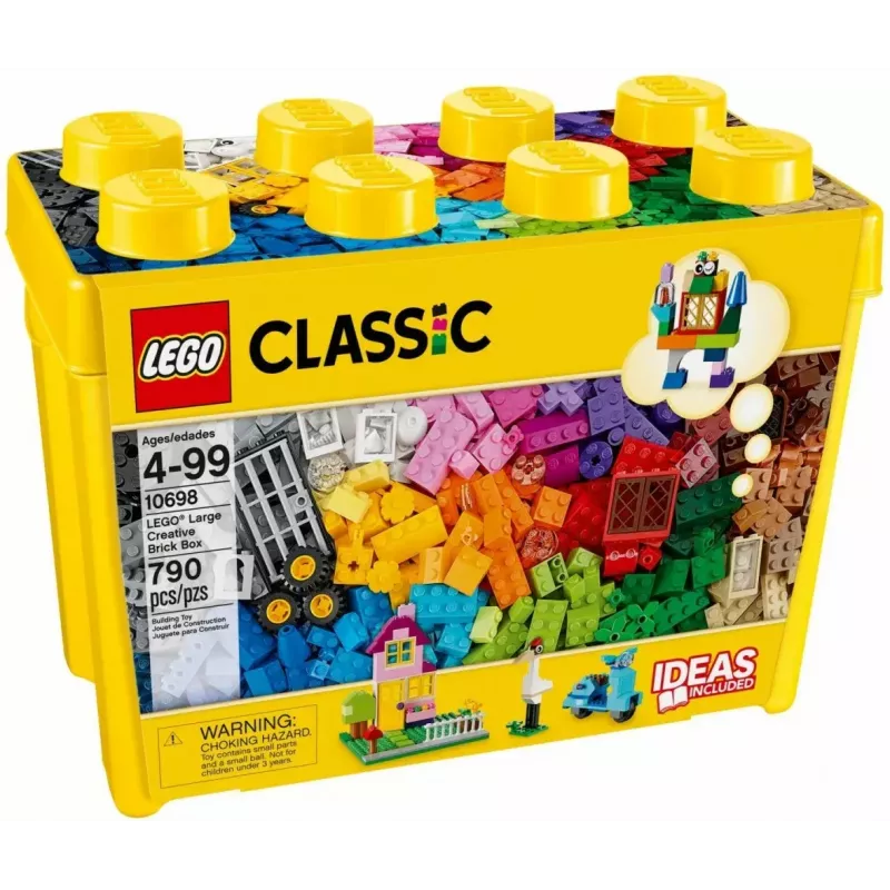 Building set LEGO Classic 10698 — 790 pieces, multicolour, 33 colours, includes green base plates and accessories