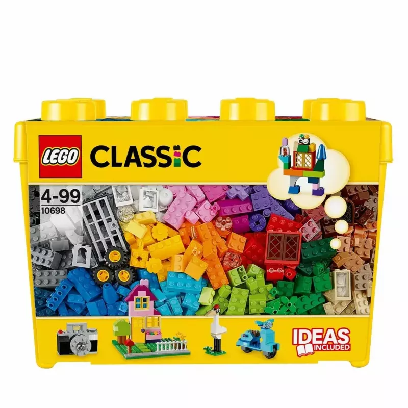 Building set LEGO Classic 10698 — 790 pieces, multicolour, 33 colours, includes green base plates and accessories