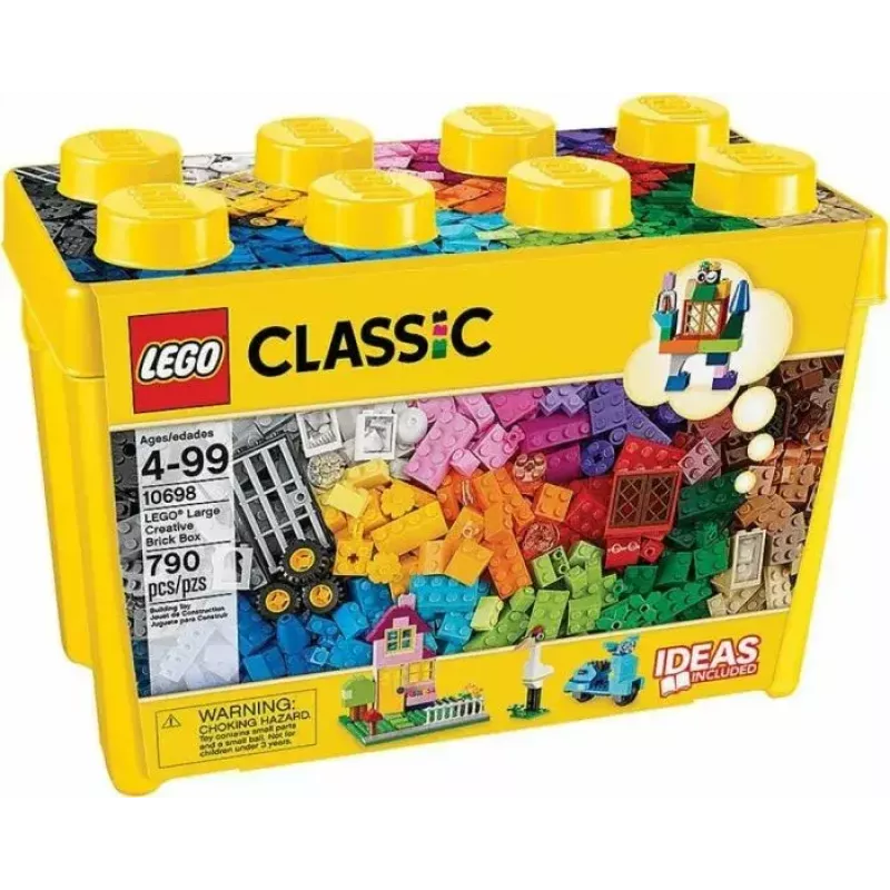 Building set LEGO Classic 10698 — 790 pieces, multicolour, 33 colours, includes green base plates and accessories