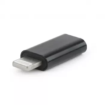 Gembird A-USB-CF8PM-01 cable gender changer USB type-C 8-pin to Ipohne Black
