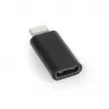 Gembird A-USB-CF8PM-01 cable gender changer USB type-C 8-pin to Ipohne Black