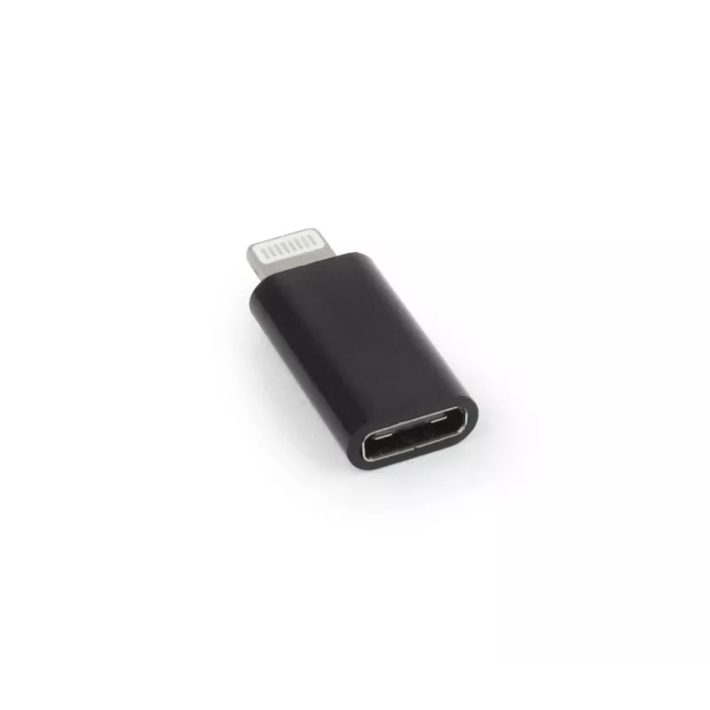 Gembird A-USB-CF8PM-01 cable gender changer USB type-C 8-pin to Ipohne Black