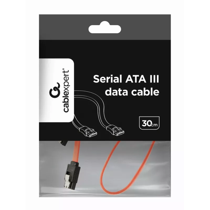 GEMBIRD SATA III Data Cable, Metal ClIPS, 30cm - Bulk Packing