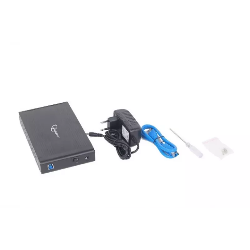 GEMBIRD External USB 3.0 Enclosure 3.5in - Black