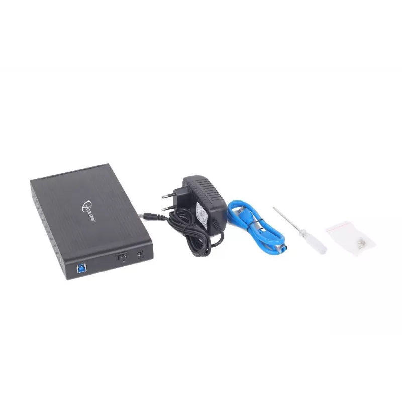 GEMBIRD External USB 3.0 Enclosure 3.5in - Black