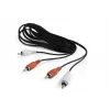 Audio cable Gembird CCA-2R2R-6 1.8 m 2 x RCA Black