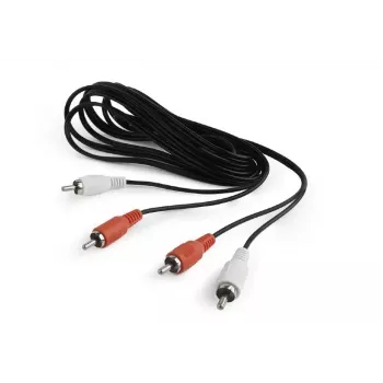 Audio cable Gembird CCA-2R2R-6 1.8 m 2 x RCA Black