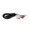 Audio cable Gembird CCA-2R2R-6 1.8 m 2 x RCA Black