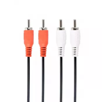 Audio cable Gembird CCA-2R2R-6 1.8 m 2 x RCA Black