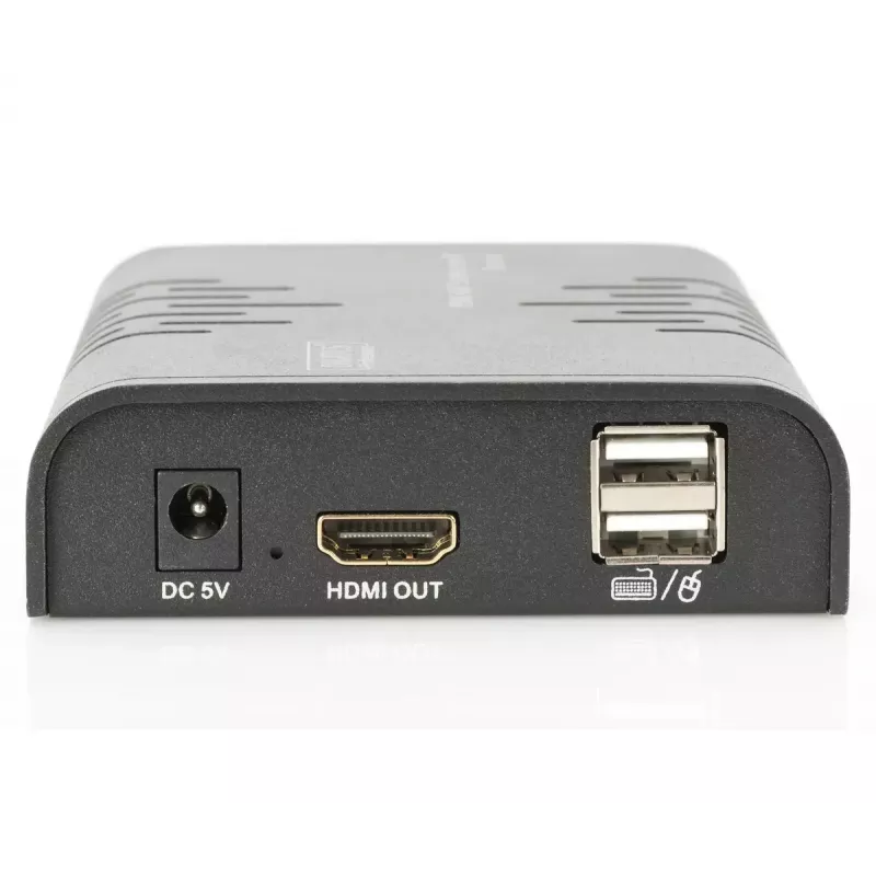 DIGITUS HDMI KVM Extender, 120 m over network cable (Cat 5, 5E, 6), Full HD, 1080p
