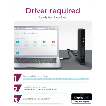 ICY BOX IB-DK2241AC Wired USB 3.2 Gen 1 (3.1 Gen 1) Type-A Black