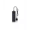 ICY BOX IB-HUB1409-U3 USB 3.2 Gen 1 (3.1 Gen 1) Type-A 5000 Mbit/s Black