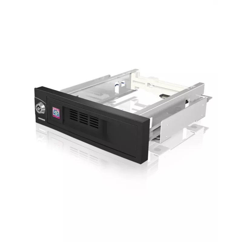 ICY BOX IB-168SK-B 13.3 cm (5.25 inch) Carrier panel Black