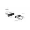 ICY BOX IB-168SK-B 13.3 cm (5.25 inch) Carrier panel Black