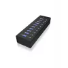 ICY BOX IB-AC6110 USB 3.2 Gen 1 (3.1 Gen 1) Type-B 5000 Mbit/s Black