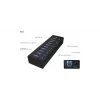 ICY BOX IB-AC6110 USB 3.2 Gen 1 (3.1 Gen 1) Type-B 5000 Mbit/s Black