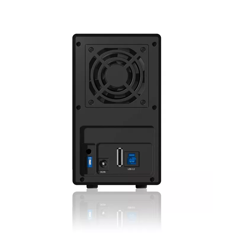ICY BOX IB-RD3620SU3 disk array 0 TB Desktop Black