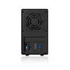 ICY BOX IB-RD3620SU3 disk array 0 TB Desktop Black