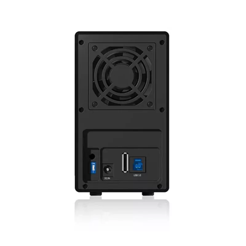 ICY BOX IB-RD3620SU3 disk array 0 TB Desktop Black