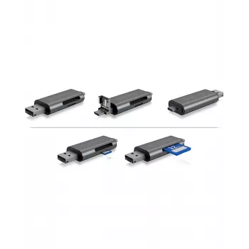 ICY BOX IB-CR200-C card reader USB 2.0 Black