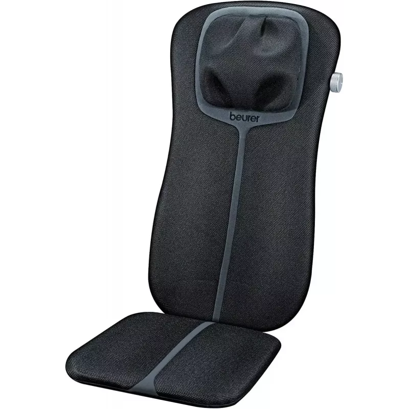 Massage seat cover Beurer MG 254 — shiatsu back and neck massager, heat function, black, 5.4 kg
