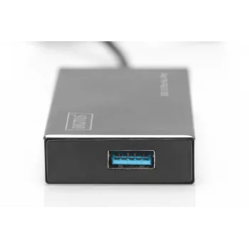 DIGITUS USB 3.0 Hub, 4-port Includes 5V/2A power supply Aluminium housing