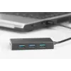 DIGITUS USB 3.0 Hub, 4-port Includes 5V/2A power supply Aluminium housing