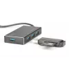 DIGITUS USB 3.0 Hub, 4-port Includes 5V/2A power supply Aluminium housing