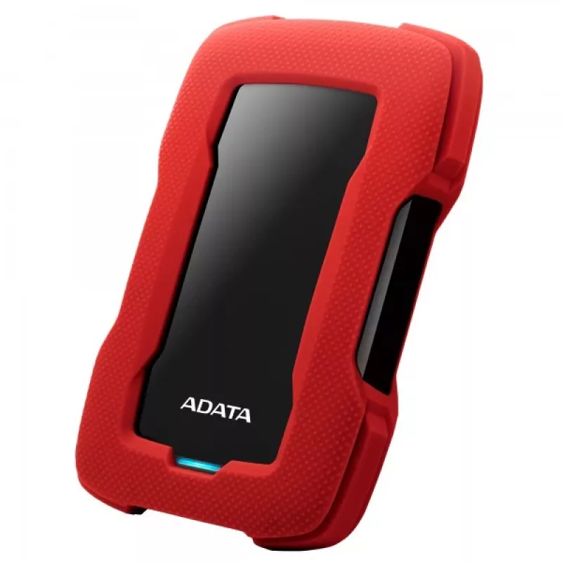 External HDD ADATA HD330 2TB 2.5 inch USB 3.2 Gen 1 Red, shock-resistant, 256-bit AES