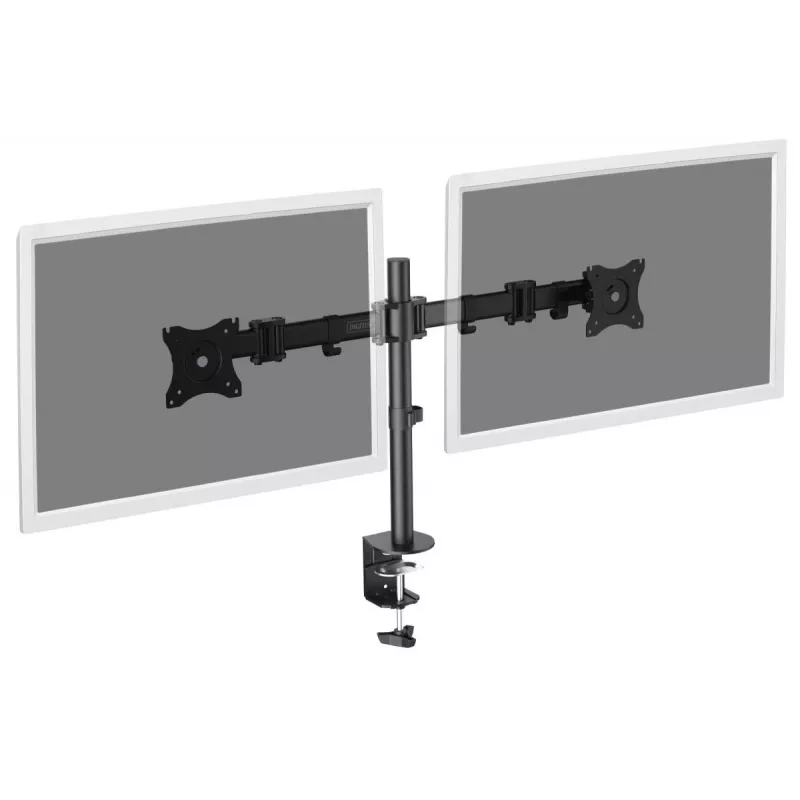 DIGITUS Dual Monitor Stand clam for monitors up to 70cm (27in) (DA-90349)