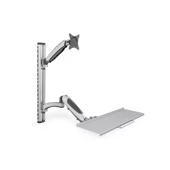 DIGITUS Flexible wall mount forworkspaces for Monitor+Keyboard (DA-90354)