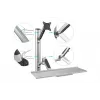 DIGITUS Flexible wall mount forworkspaces for Monitor+Keyboard (DA-90354)