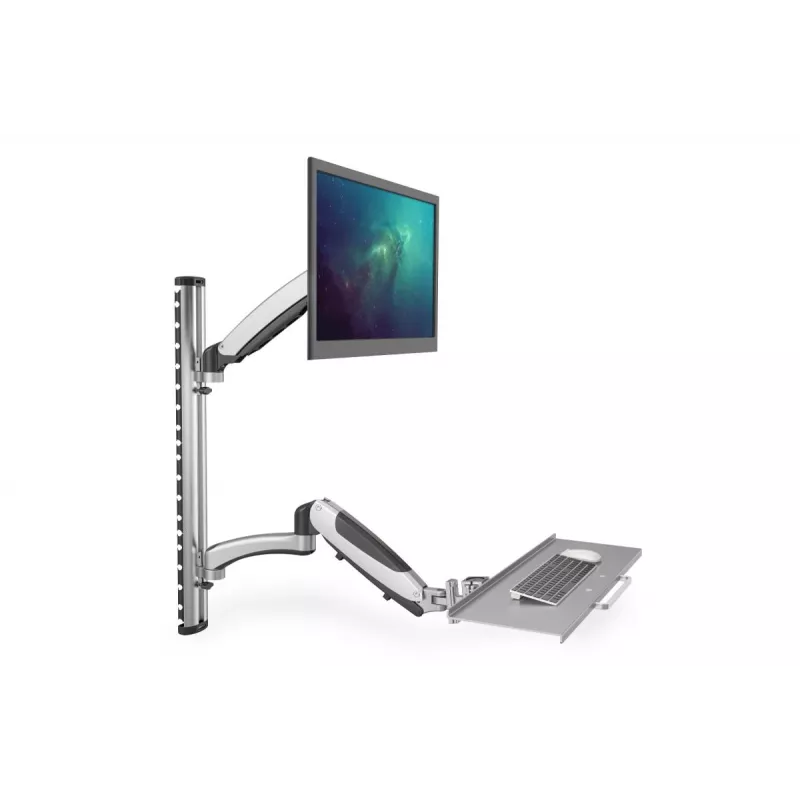 DIGITUS Flexible wall mount forworkspaces for Monitor+Keyboard (DA-90354)